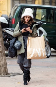 Monica Cruz - enjoys a shopping spree in Madrid, November 20, 2019