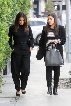 Eva Longoria & America Ferrera - leaving E Baldi restaurant after enjoying a business lunch together in Beverly Hills, January 16, 2020