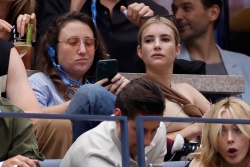 Emma Roberts - attends the Men's Singles Final match at the 2023 U.S. Open, New York City - September 10, 2023