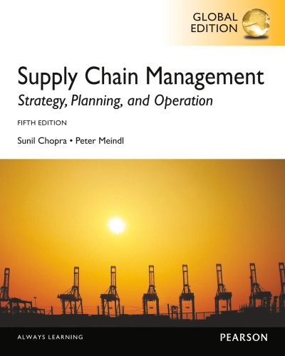 Supply Chain Management Strategy, Planning, and Operation  Sunil Chopra
