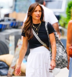 Minka Kelly - Running errands with a friend in New York, June 10, 2021