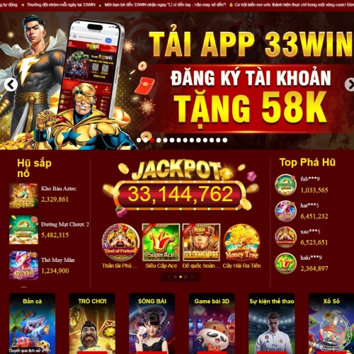 Link 33WIN hot nhất