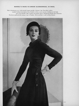 US Vogue October 15, 1952 : Victoria von Hagen by Erwin Blumenfeld ...