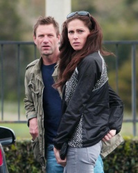 Aaron Eckhart - Out in Malibu - January 23, 2013