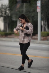 Lucy Hale - Heading to a yoga class in Los Angeles February 10, 2024