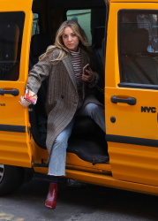 Kaley Cuoco - on the set of ''The Flight Attendant'' in NYC - 2/24/2020