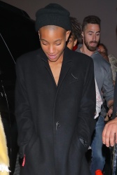 Willow Smith - Pictured exiting the CARN*EVIL Halloween Party with brother Jaden Smith in Bel Air, October 30, 2021