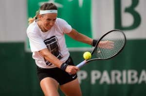 Victoria Azarenka - practises during the Roland Garros French Open tournament in Paris, 22 May 2019