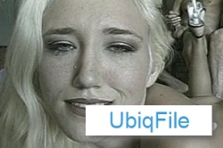 A Sexy Blonde Swallows Three Loads