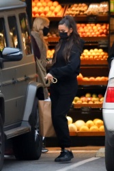 Shay Mitchell - goes on a late afternoon grocery shopping run in Los Angeles, California | 02/09/2021