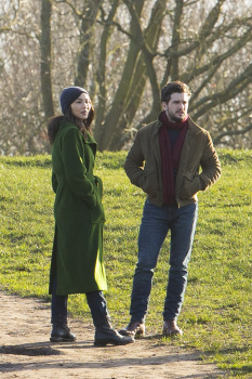 Kit Harington & Gemma Chan - on the set of 'The Eternals' in London, January 9, 2020