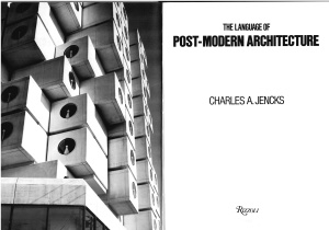 The language of post modern architecture