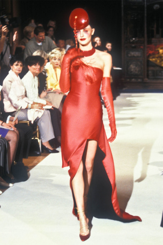 F/W 1997 Christian Dior John Galliano Runway 3-D Flower Skirt