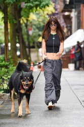 Emily Ratajkowski - Walking her dog in New York August 30, 2023