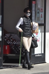 Selma Blair - Goes shopping at CVS wearing her horse riding gear in Studio City, February 14, 2021