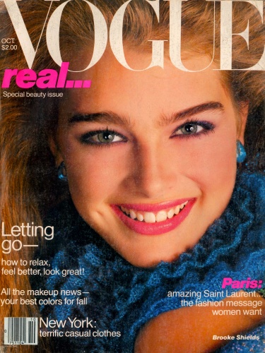 US Vogue October 1980 : Brooke Shields by Richard Avedon | the Fashion Spot