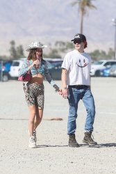 KJ Apa - Arriving at Coachella with girlfriend Clara Berry in Indio, April 15, 2022
