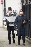 Nick Jonas - Out in London with his mother in law 12/14/2020