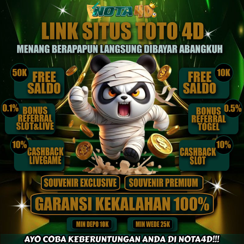 NOTA4D : Link Situs Toto 4D & Daftar Bandar Togel Terpercaya 2025