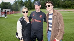 Bailee Madison & Blake Richardson - Visit Manchester United while training in New Jersey, July 22 2023