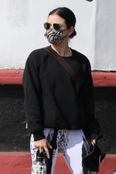 Lucy Hale - arrives at a private gym in Los Angeles, California | 01/25/2021
