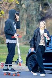 Jaime King - Introduces her kids to her new beau during a Sunday trip to the park in Los Angeles, January 3, 2021