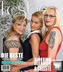 Mature - Celeste (49), Eleanor (68), Sheena (23) - 3 alte und junge Lesben spielen miteinander  Mature.nl