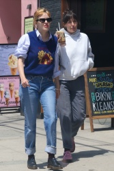 Scout Willis and Tallulah Willis - At Kreation Organic Juicery in Los Angeles CA 05/09/2024