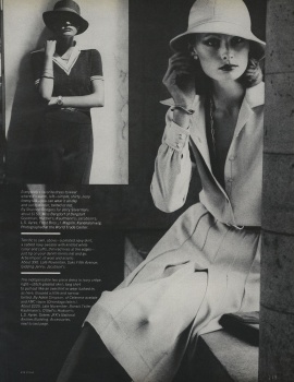US Vogue November 1973 : Cybill Shepherd by Helmut Newton | the Fashion ...