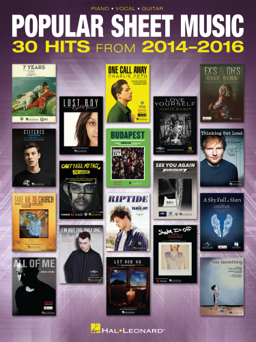 Popular Sheet Music   30 Hits from 2014 (2016)
