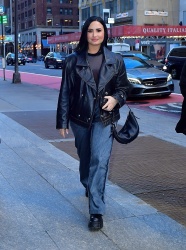 Demi Lovato - Seen out for dinner with friends at Nobu, New York City - April 7, 2024