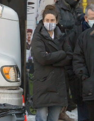 Shailene Woodley - On the set of her new movie 'Misanthrope' in Montreal, February 15, 2021