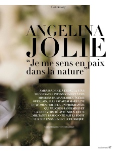 ANGELINA JOLIE: Beauty in Nature by Lachlan Bailey