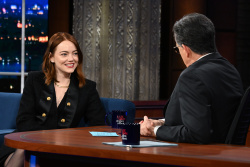Emma Stone - The Late Show with Stephen Colbert: January 30th 2024