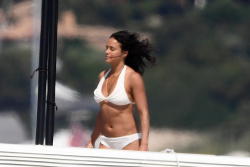 Michelle Rodriguez - Enjoying holidays on a yacht in Porto Cervo, August 26, 2021