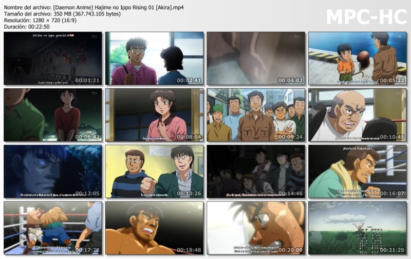 Quintanilha Animes - Hajime no Ippo 3T Rising MKV HD Legendado (2013)  Episódios: (25) Formato: MKV HD Tamanho de Cada Episódio: 82 MB Sem  Censura- Sem Logo Marca Resolução: 1280 x 720