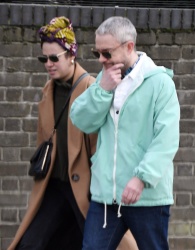 Martin Freeman - Takes a stroll out with his girlfriend Rachel Mariam in North London, February 23, 2021