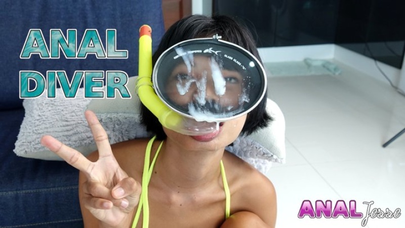 [AnalJesse.com / ManyVids.com] Anal Jesse - Anal Diver Gets Her Asian Ass Stretched [2023.06.12, Amateur, Anal, Asian, Brunette, Blowjob, Cumshot, POV, Skinny, Teen, 1080p, SiteRip]