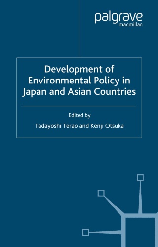 Development of Environmental Policy in Japan and Asian Countries
